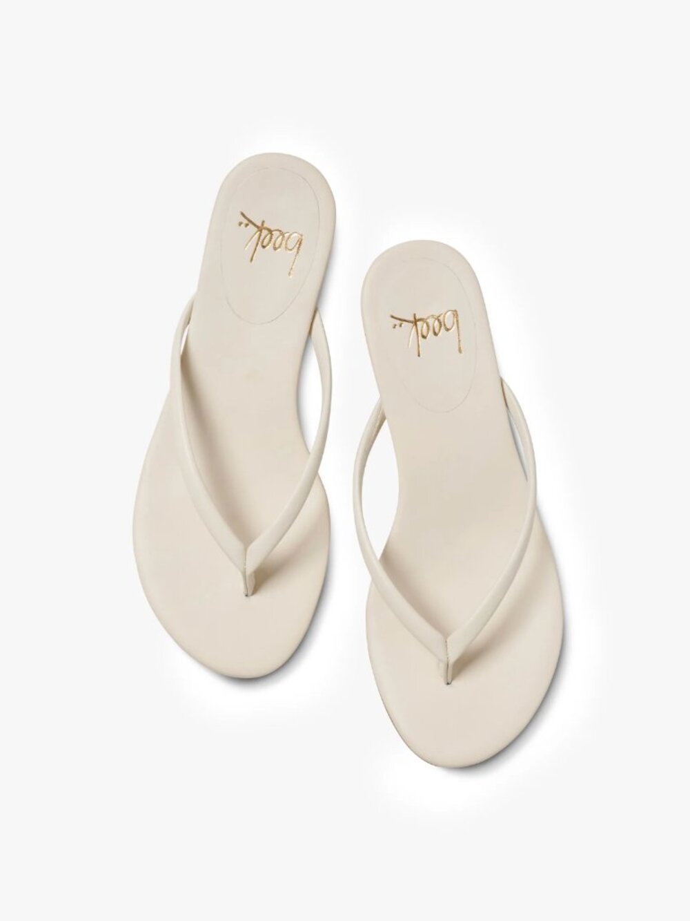Beek Corella Leather Heeled Thong Sandal in Vanilla - Picture 3 of 10